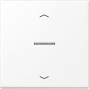 Jung - Abdeckung/Bedienelement für Installationsschalterprogramme Wippe mit Lichtleiter LS 101 KO5P WWM schneeweiß matt
