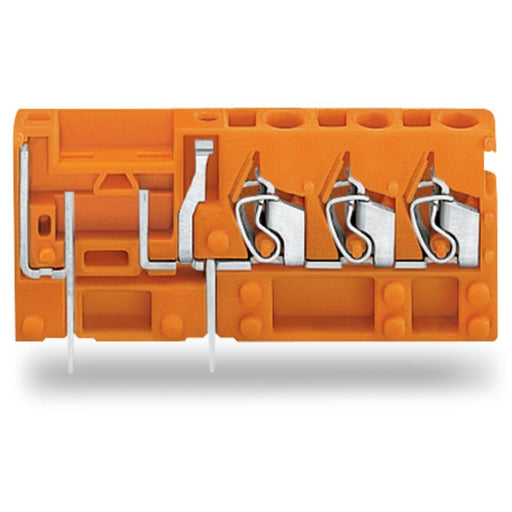 WAGO - Leiterplattenklemme 3LeiterLeiterplattenklemme 742-168 Aufnahme,2,5 mm²,or − 100 Stück