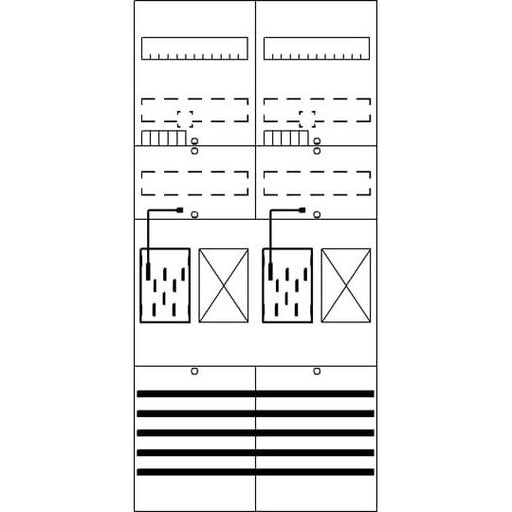 Striebel&amp;John - Zählerfeld Zählerfeld BF27M22 7RE 2Z2R vorverdraht − 1 Stück by Striebel&amp;John
