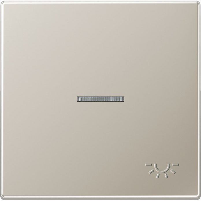 Jung - Abdeckung/Bedienelement für Installationsschalterprogramme Wippe geprägtes Symbol ES 2990 KO5 LP Licht edelstahl