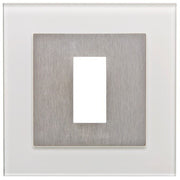 Ekey (AT) - Abdeckrahmen Abdeckung FS UP 101 702 IP44 glas weiß