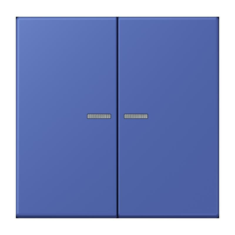 Jung - Bedienelement intelligent Taster 2fach BT LC 17102 206 bleu outremer 31