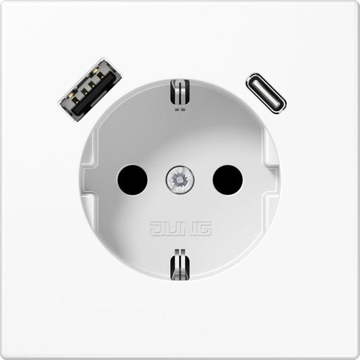 Jung - Steckdose SCHUKO Steckdose LS 1520-15 CA WW mit USB Typ AC