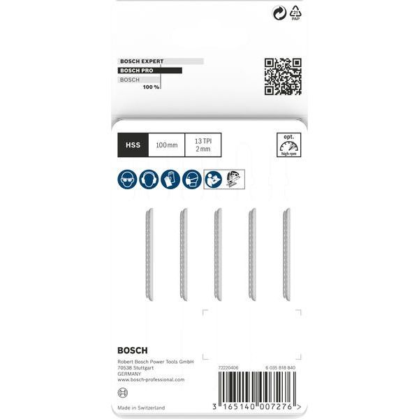 Bosch - Stichsägeblatt PRO Plastics PC clean 2608631010 T101A Stichsägeblatt