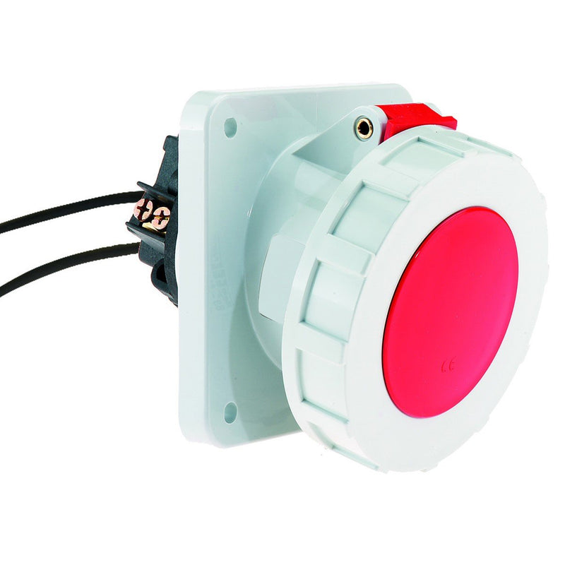 Bals Elektrotech - CEE-Anbausteckdose (IEC 60309) Anbausteckdose geneigt 63A 12052 4p 400V 6h IP67