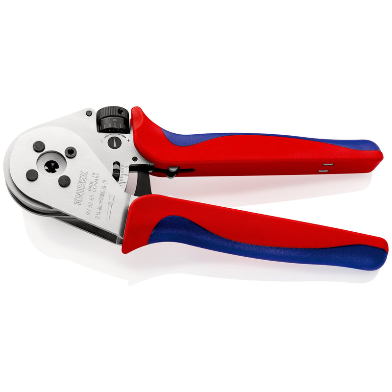 Knipex - Presswerkzeug Kabelschuhe/Verbinder, Aderendhülsen, Schirmanschluss Vierdornpresszange 97 52 65 230mm