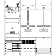 Striebel&John - Zählerfeld Mess- und Wandlerfeld KA4222Z Kompl m Zählerkreuz