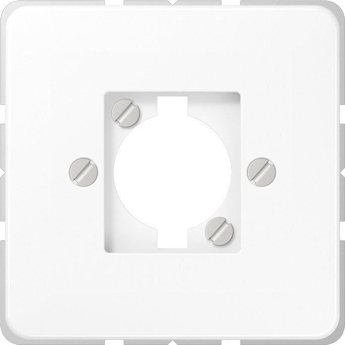 Jung - Einsatz/Abdeckung für Kommunikationstechnik Abdeckung aws CD 568-1 WW für Steckverbinder