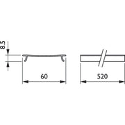 Philips Lighting - Mechanisches Zubehör/Ersatzteile für Leuchten Blindabdeckung LL600Z BC L520 WH Maxos fusion