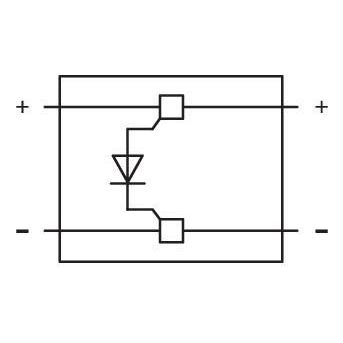 WAGO - Bauelementestecker 2002-880/1000-411 Diode 1N4007,grau − 50 Stück