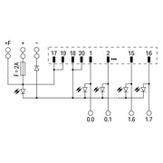 WAGO - Übergabemodul 704-2004 DIN 41651