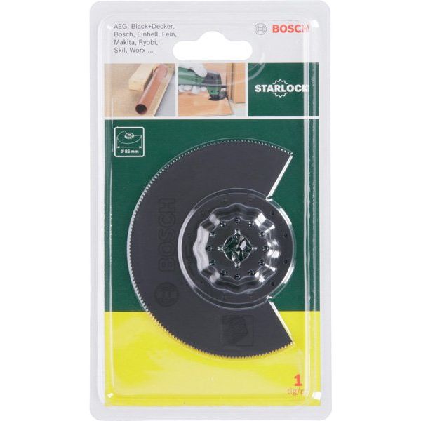 Bosch - Blatt für Oszillierer HCS Segmentsägeblatt 2607017349 Starlock Wood D: 85