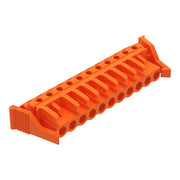 WAGO - Leiterplattensteckverbinder THT-Federleiste abgewink. 232-271/039-000 Maß 5,08mm,orange − 25 Stück