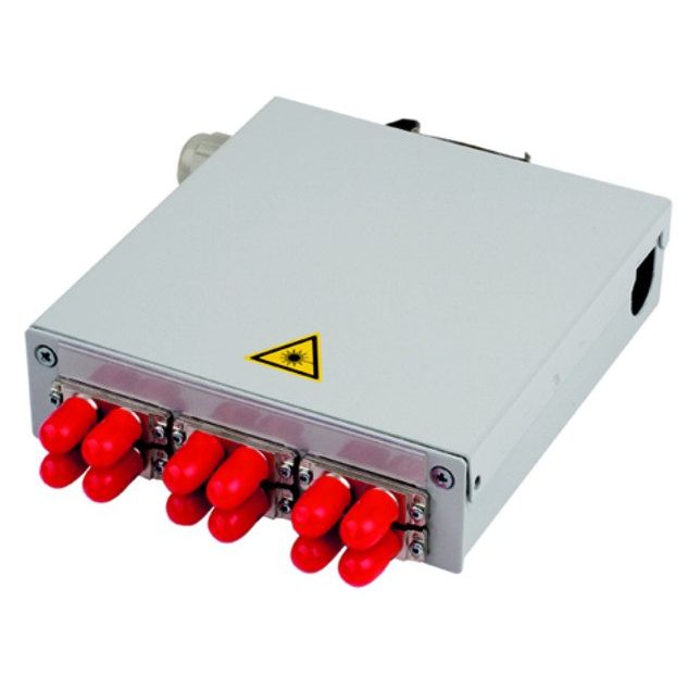 Telegärtner - Patchpanel LWL TS-Verteiler 6xSTD MM 100022798 Metallhülse
