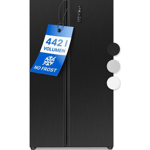 Bomann DA - Kühl-/Gefrierkombination Kühl/Gefrierkombi SBS 7344 si 90cm,442L