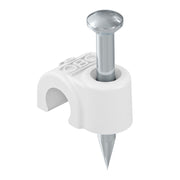OBO Bettermann - Nagelschelle (für Kabel) Iso-Nagel-Clip 2004 18 RW 4,0mm − 200 Stück