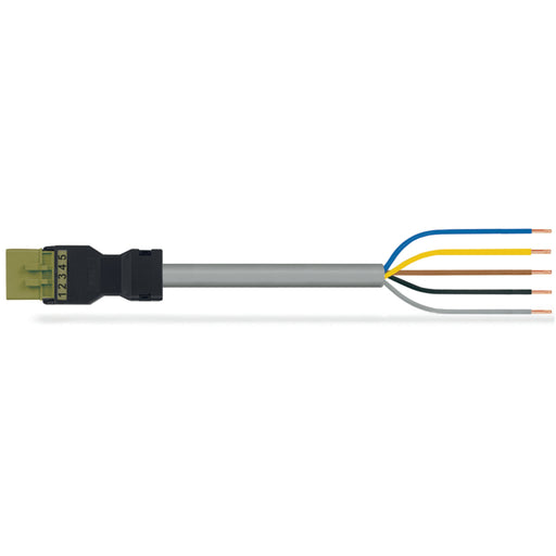 WAGO - Konfektionierte Leitung für steckbare Gebäudeinstallation konfekt. Anschlussleitung 891-8995/205-505 Eca,Stecker
