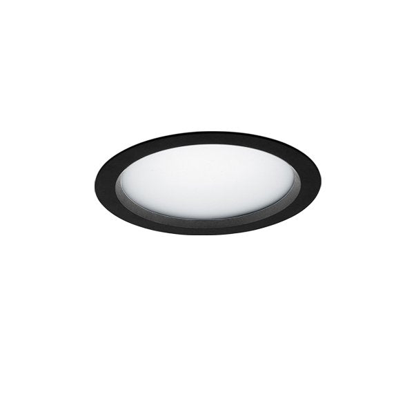LTS Licht&Leuchten - Downlight/Strahler/Flutlicht LED-Einbaudownlight VTFM-R 101.830 SW 3000K inkl.Konverter