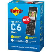 FRITZ - Schnurloses Telefon DECT Telefon FRITZ!Fon C6 Black schnurlos