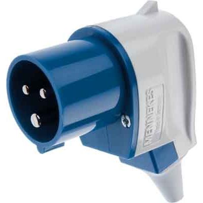Berker - CEE-Stecker (IEC 60309) CEE-Winkelstecker 3-polig 578101 16A Verbind.systeme