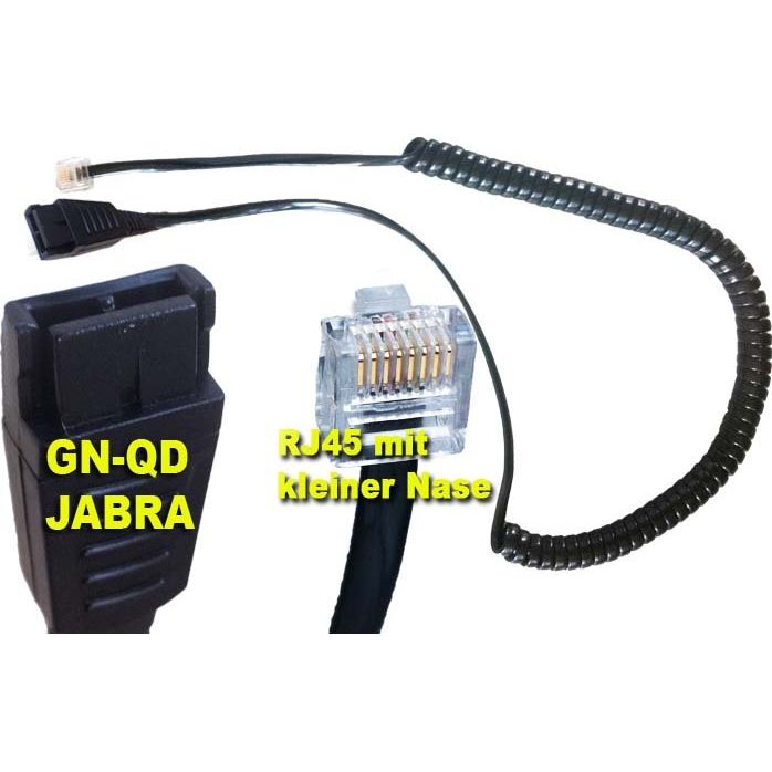 GN Audio - Konfektionierte Fernmeldeleitung Anschlusskabel 8800-01-94 QD auf RJ45