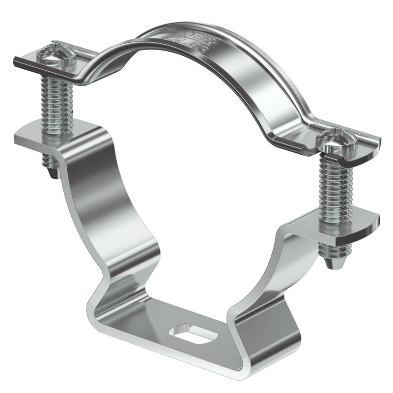 OBO Bettermann - Befestigungsschelle für Kabel/Rohre Abstandschelle ASL 733 53 ALU mit Langloch 44-53mm