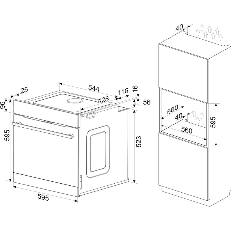 Amica - Backofen EB-Backofen Pyrolyse EBPX 945 600 SM FineDesign