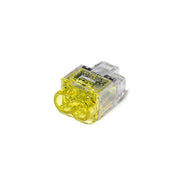 HellermannTyton - Steckklemme Verbindungsdosenklemme HCPM-2 PC YE 150 2x 0,5-2,5 gelb − 150 Stück