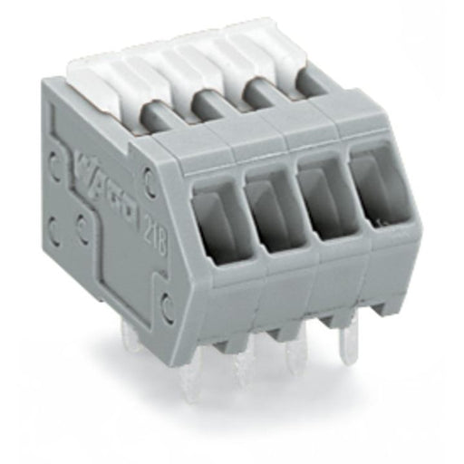 WAGO - Leiterplattenklemme 218-517 0,5mm²,grau − 25 Stück