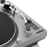 LENCO - Schallplattenspieler Plattenspieler L-3810GY USB,Direktantrieb