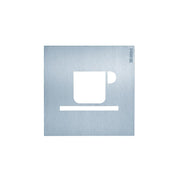 Siedle&Söhne - Kennzeichnungsmaterial Orientierungsschild OSP 0003 154x154mm Cafeteria