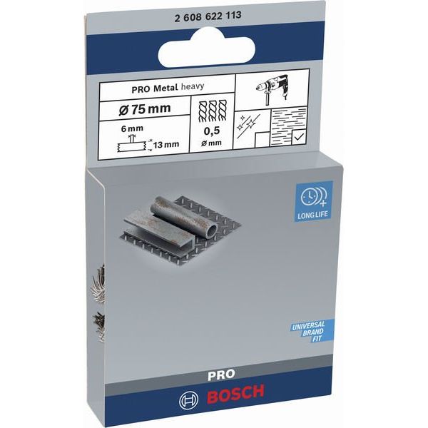 Bosch - Rotierende Drahtbürste PRO Metal heavy 2608622113 Scheibenbürste