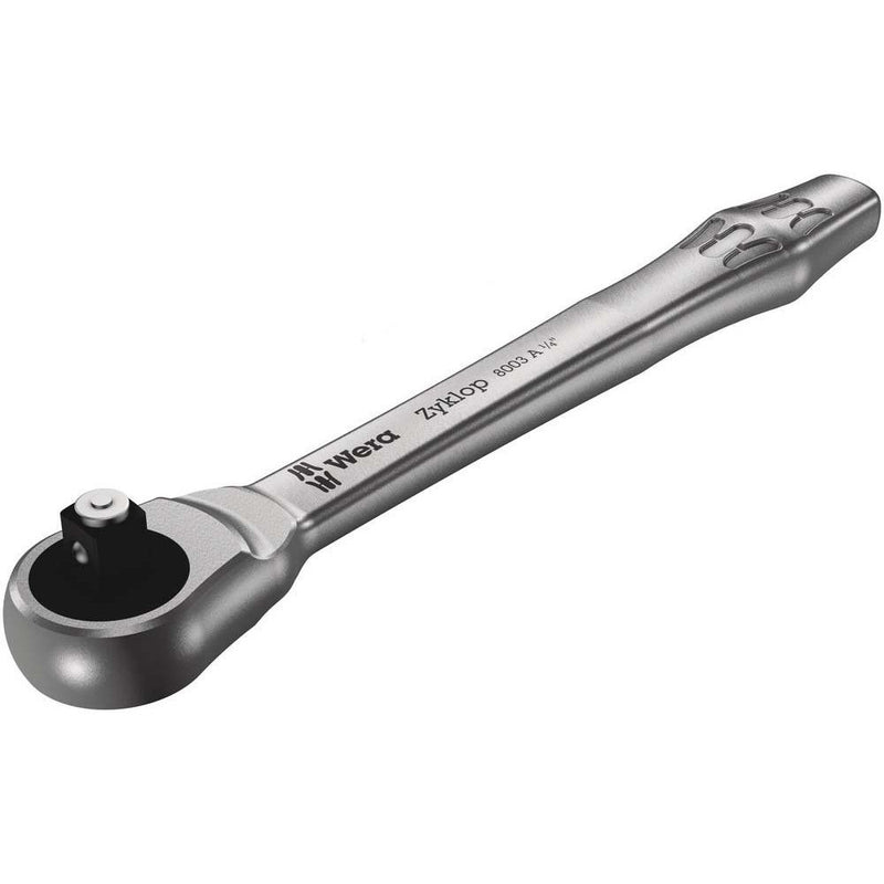 Wera - Umschaltknarre Zyklop Metall-Knarre 004003 1/4"x141,0mm