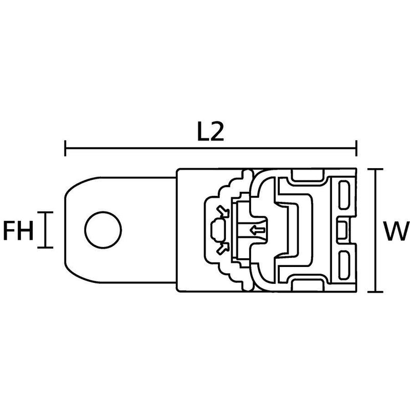HellermannTyton - Befestigungsschelle für Kabel/Rohre Befestigungselement 151-01449(280) 115,6x34,9 mm − 280 Stück