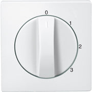 Merten - Abdeckung/Bedienelement für Installationsschalterprogramme Zentralplatte pws 437319 3-Stufen Drehschal