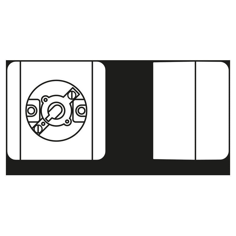 Jung - Info-Lichtsignal für Installationsschalterprogramme Lichtsignal o.Haube 837-10 W E10 Gewinde