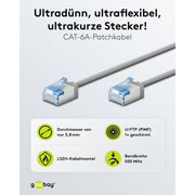 Goobay - Patchkabel Kupfer Patchkabel U/FTP Cat6 74323 Ultraflexibel,slim,s