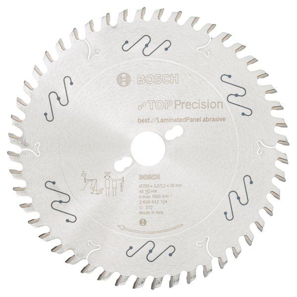 Bosch - Kreissägeblatt Top 2608642104 Precision Best for