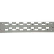 Telegärtner - Patchpanel LWL Frontplatte Basis-V 2HE 100021577 f.48 SC-Kupplungen