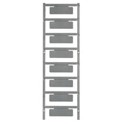 Weidmüller - Kennzeichnungsmaterial Gerätemarkierer CC15/49K MC NEUTR.SI 15x49mm si MultiCard − 40 Stück
