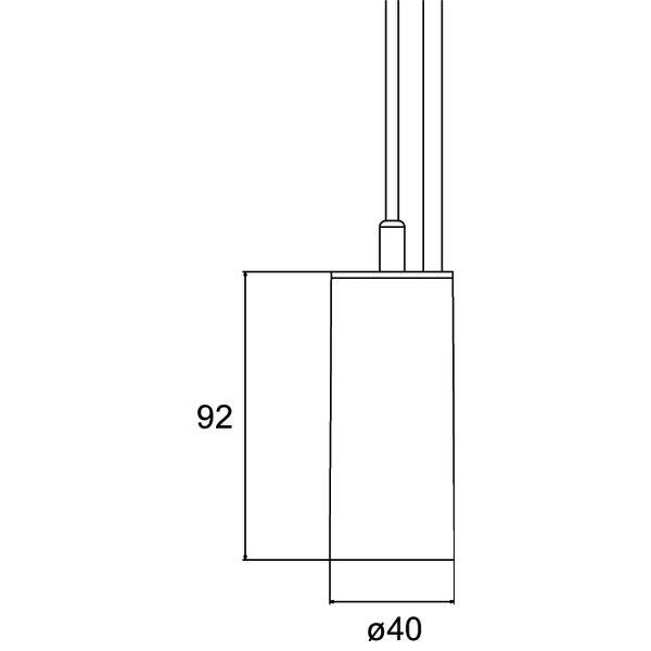 Brumberg Leuchten - Pendelleuchte LED-Pendelleuchte direkt 88854174 Pendellänge 5m