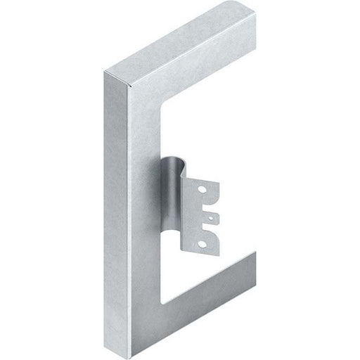 Niedax - Wandanschlussblende für Geräteeinbaukanal GK-Wandabschlussblende li GWBL 213T80 L 254x80mm