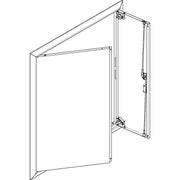 ABN - Tür/Bedientableau (Schaltschrank) Blendrahmen mit Volltüre GBRU35T f.Flachvert.,3x5reih