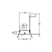 Brumberg Leuchten - Downlight/Strahler/Flutlicht HV-Einbaustahler 36148220 GU10 max.50W/eds