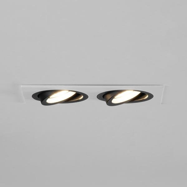 Brumberg Leuchten - Downlight/Strahler/Flutlicht Einbaumodul rechteckig 45023550 2-fach