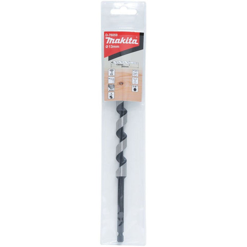 Makita - Bohrer Schlangenbohrer D-76059 13x200mm