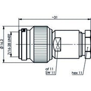 Telegärtner - Koax-Steckverbinder TNC-Kabelstecker 100023734 50Ohm
