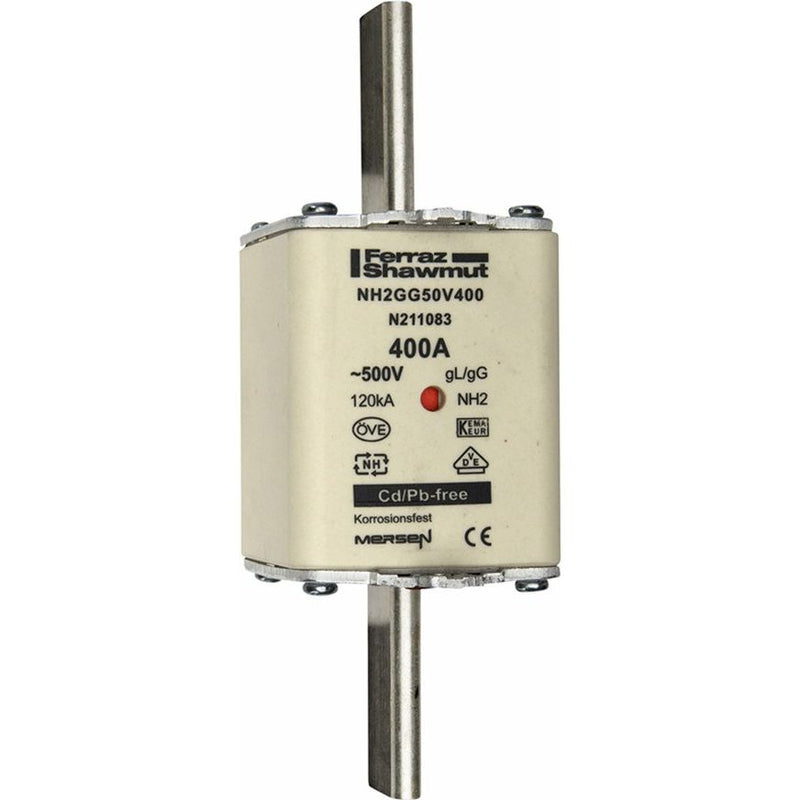 Mersen - Messersicherung NH-Sicherungseinsatz SF NH2GG50V400 Gr.2 gG 400A/500V KM