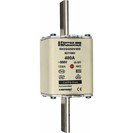 Mersen - Messersicherung NH-Sicherungseinsatz SF NH2GG50V400 Gr.2 gG 400A/500V KM