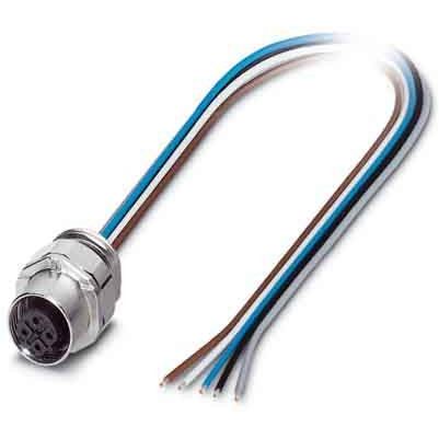 Phoenix Contact - Rundsteckverbinder, feldkonfektionierbar (Industriesteckverbinder) Einbausteckverbinder SACC-EC-FSB #1519998 Sensor-/Aktor-Wandd.